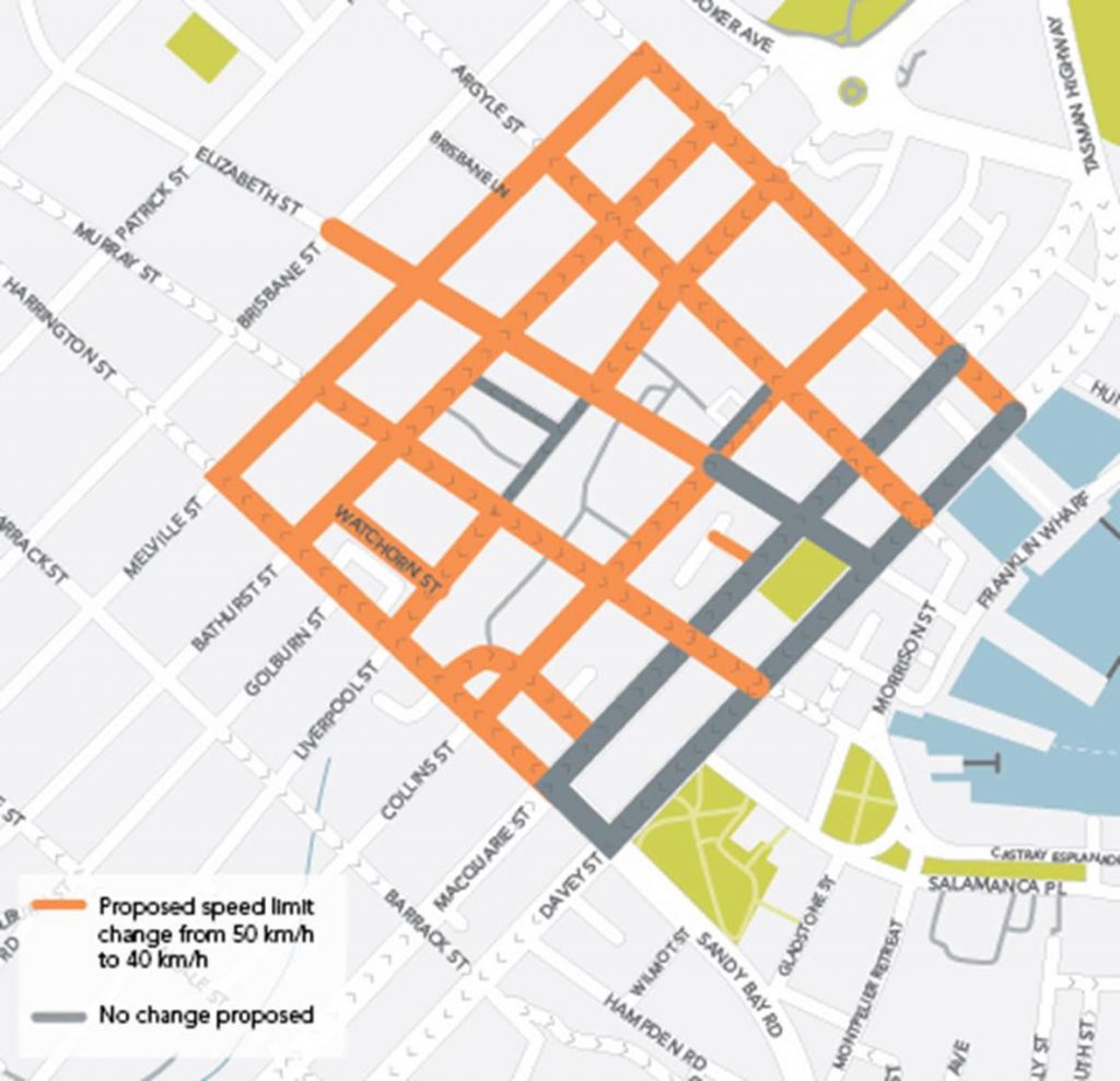 40kmh for Hobart City Centre 3 40kmh for Hobart City Centre 3
