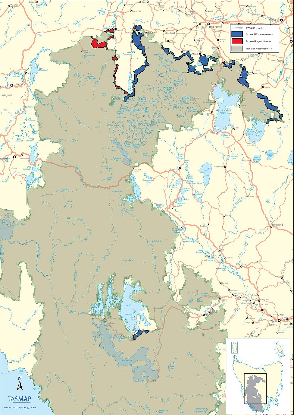 Reservation of Land in the Tasmanian Wilderness World Heritage Area 4 Reservation of Land in the Tasmanian Wilderness World Heritage Area 4