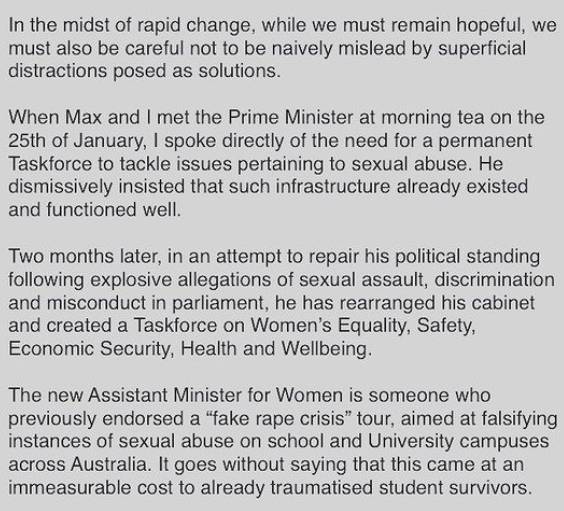 Grace Tame on PM's Reshuffled 'Women's Cabinet' 8