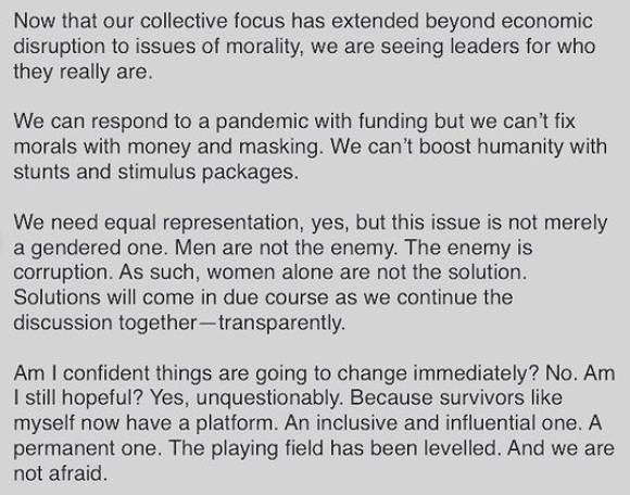 Grace Tame on PM's Reshuffled 'Women's Cabinet' 10