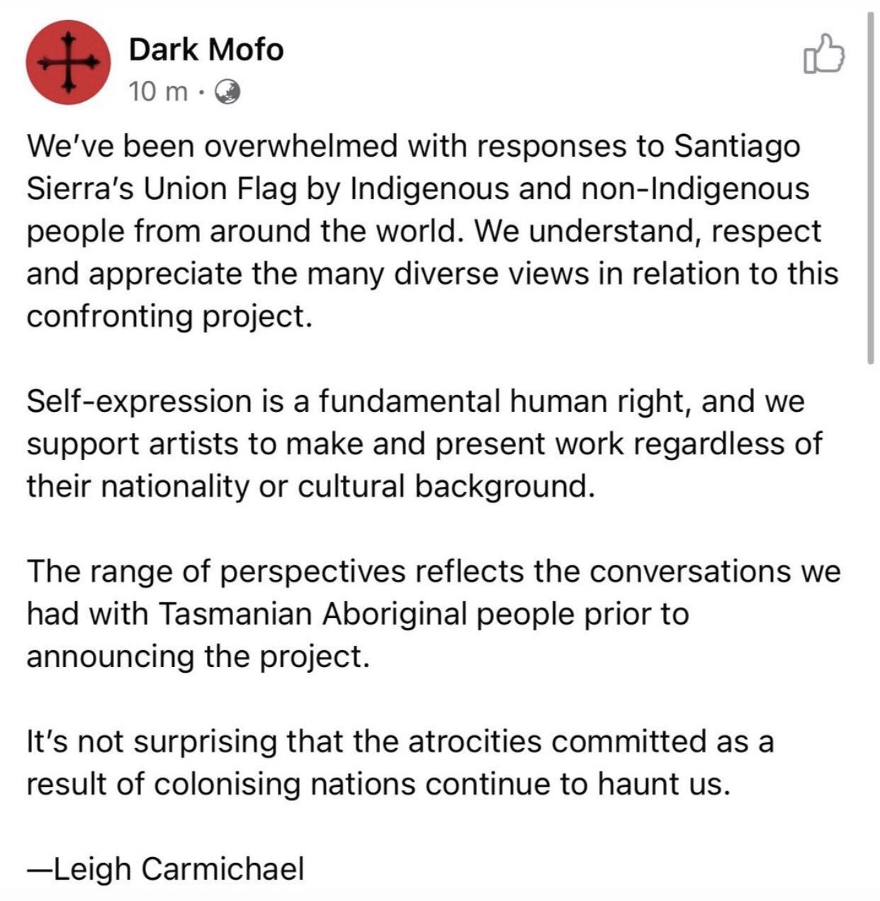 Dark MOFO Pulls Controversial Union Flag Event 6 Dark MOFO Pulls Controversial Union Flag Event 6