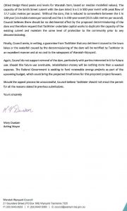 War-Wyn Council Seeks Answers from TasWater 7 War-Wyn Council Seeks Answers from TasWater 7