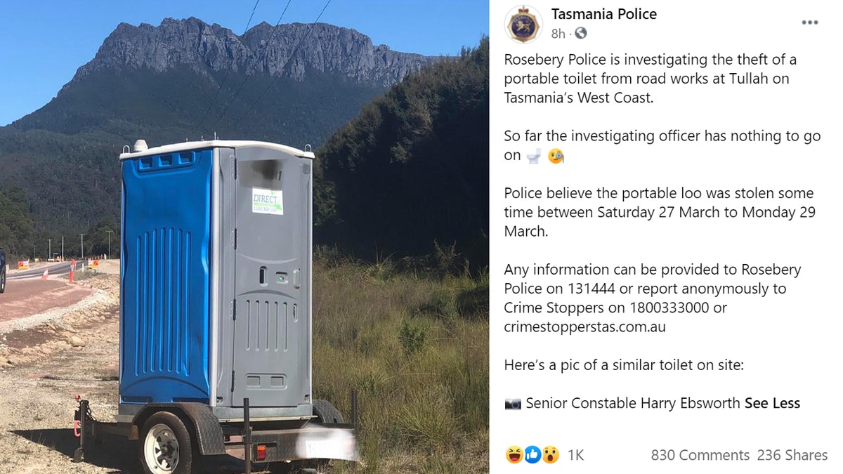 Police Looking for Portaloo 3 Police Looking for Portaloo 3