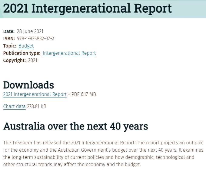 Lies, Lies, and Corrupted Intergenerational Report Statistics 4 Lies, Lies, and Corrupted Intergenerational Report Statistics 4